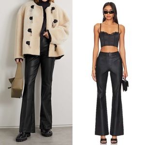 Spanx Leather Like Flare Pants NEW